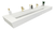 FELIX 72'' Acrylic Top in High Gloss White (Double Sink)