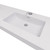 MIA 84'' Acrylic Top in High Gloss White (Double Sink)