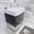 Belair 24’’ Freestanding Bathroom Vanity with Reinforced Acrylic Sink Top