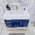 Belair 36’’ Freestanding Bathroom Vanity with Reinforced Acrylic Sink Top (Left Drawers)