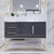 Belair 42’’ Freestanding Bathroom Vanity with Reinforced Acrylic Sink Top (Left Drawers)