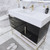 Belair 42’’ Freestanding Bathroom Vanity with Reinforced Acrylic Sink Top (Left Drawers)