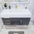 Belair 42’’ Freestanding Bathroom Vanity with Reinforced Acrylic Sink Top (Left Drawers)
