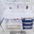 Belair 42’’ Freestanding Bathroom Vanity with Reinforced Acrylic Sink Top (Right Drawers)