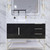 Belair 42’’ Freestanding Bathroom Vanity with Reinforced Acrylic Sink Top (Right Drawers)