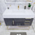 Belair 42’’ Freestanding Bathroom Vanity with Reinforced Acrylic Sink Top (Right Drawers)