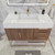 Belair 42’’ Freestanding Bathroom Vanity with Reinforced Acrylic Sink Top (Right Drawers)
