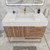 Belair 42’’ Freestanding Bathroom Vanity with Reinforced Acrylic Sink Top (Right Drawers)