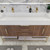 Belair 60’’ Freestanding Bathroom Vanity with Reinforced Acrylic Double Sink Top