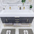 Belair 60’’ Freestanding Bathroom Vanity with Reinforced Acrylic Double Sink Top