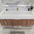 Belair 60’’ Freestanding Bathroom Vanity with Reinforced Acrylic Single Sink Top