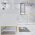 Belair 60’’ Freestanding Bathroom Vanity with Reinforced Acrylic Single Sink Top