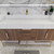 Belair 60’’ Freestanding Bathroom Vanity with Reinforced Acrylic Single Sink Top