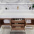 Belair 60’’ Freestanding Bathroom Vanity with Reinforced Acrylic Single Sink Top