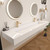 Belair 72’’ Freestanding Bathroom Vanity with Reinforced Acrylic Double Sink Top