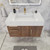 Belair 36’’ Wall Mount Bathroom Vanity with Reinforced Acrylic Sink Top (Left Drawer)