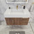 Belair 36’’ Wall Mount Bathroom Vanity with Reinforced Acrylic Sink Top (Right Drawer)