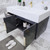 Belair 42’’ Wall Mount Bathroom Vanity with Reinforced Acrylic Sink Top (Left Drawer)