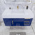 Belair 42’’ Wall Mount Bathroom Vanity with Reinforced Acrylic Sink Top (Right Drawer)