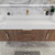 Belair 60’’ Wall Mount Bathroom Vanity with Reinforced Acrylic Single Sink Top
