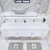 Belair 84’’ Wall Mount Bathroom Vanity with Reinforced Acrylic Double Sink Top