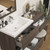 King Set 48" Floating Vanity & Table Set (24" + 24")