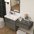 King Set 48" Floating Vanity & Table Set (24" + 24")