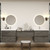 King Set 96" Floating Vanity & Table Set (30" + 36" + 30")