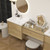 King Set 96" Floating Vanity & Table Set (30" + 36" + 30")