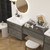 King Set 96" Floating Vanity & Table Set (30" + 36" + 30")