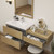 King Set 66" Floating Vanity & Table Set (36" + 30")
