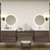 King Set 108" Floating Vanity & Table Set (36" + 36" + 36")