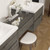King Set 108" Floating Vanity & Table Set (36" + 36" + 36")