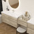 King Set 120" Floating Vanity & Table Set (48" + 24" + 48")