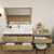 King Set 78" Floating Vanity & Table Set (48" + 30")