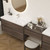 King Set 126" Floating Vanity & Table Set (48" + 30" + 48")