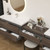 King Set 132" Floating Vanity & Table Set (48" + 36" + 48")