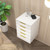 Marvel 20" Floating Linen Cabinet with Drawers in Gloss White