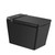 T2505-MB (Gloss Black) Smart Toilet, Square Seat Toilet with Cleaning Mode & Warm Air Dryer