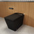 T2505-MB (Gloss Black) Smart Toilet, Square Seat Toilet with Cleaning Mode & Warm Air Dryer