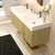Monterey 60" Wall-Mounted Bathroom Vanity with Reinforced Acrylic Double Sink