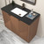Monterey 42" Freestanding Bathroom Vanity with Reinforced Acrylic Sink (Left Side Doors)
