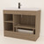 Monterey 42" Freestanding Bathroom Vanity with Reinforced Acrylic Sink (Left Side Doors)
