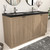 Monterey 60" Freestanding Bathroom Vanity with Reinforced Acrylic DOUBLE Sink