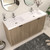 Monterey 60" Freestanding Bathroom Vanity with Reinforced Acrylic DOUBLE Sink