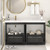 Monterey 60" Freestanding Bathroom Vanity with Reinforced Acrylic Left Sink