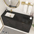 Monterey 60" Freestanding Bathroom Vanity with Reinforced Acrylic Left Sink