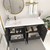 Monterey 60" Freestanding Bathroom Vanity with Reinforced Acrylic Left Sink