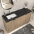 Monterey 60" Freestanding Bathroom Vanity with Reinforced Acrylic Left Sink