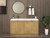 Monterey 60" Freestanding Bathroom Vanity with Reinforced Acrylic Left Sink